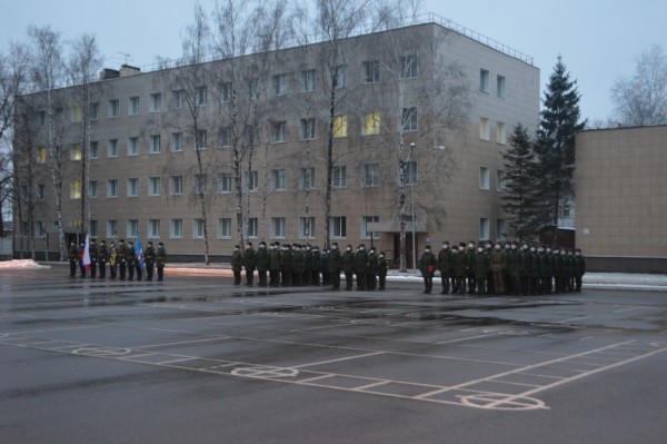 Начало зимнего периода обучения в войсковых частях Красногорска
