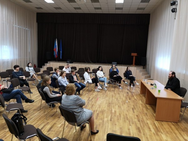 Встреча со старшеклассниками в гимназии №5 г. Красногорска