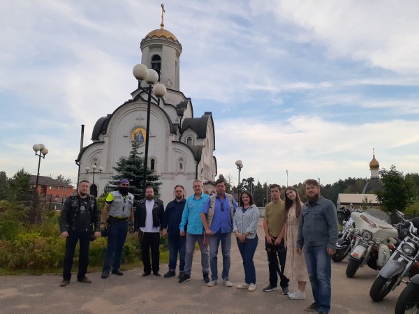 Встреча православных байкеров в Опалихе