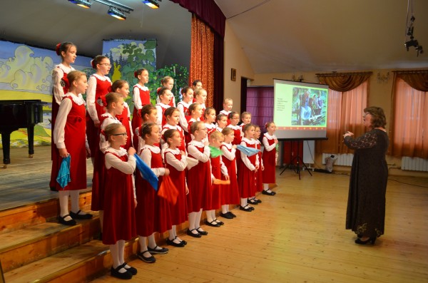 Концерт в Детской церковной музыкальной школе при Успенском храме г. Красногорска