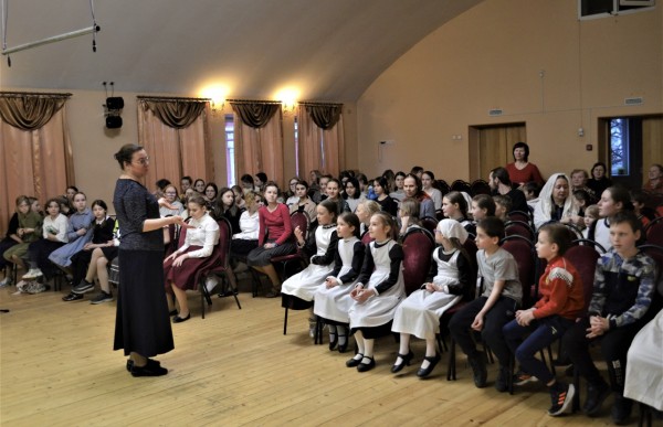 Встреча с православными гимназистами из Санкт-Петербурга