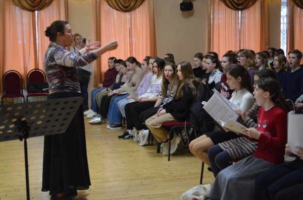 Репетиция Сводного детского хора Одинцовской епархии