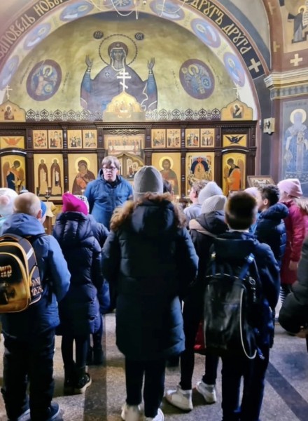 Гости в Успенском храме г. Красногорска