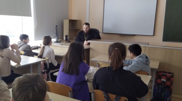 Беседы в Ульяновской школе д. Путилково