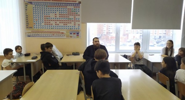 Беседы в Ульяновской школе д. Путилково