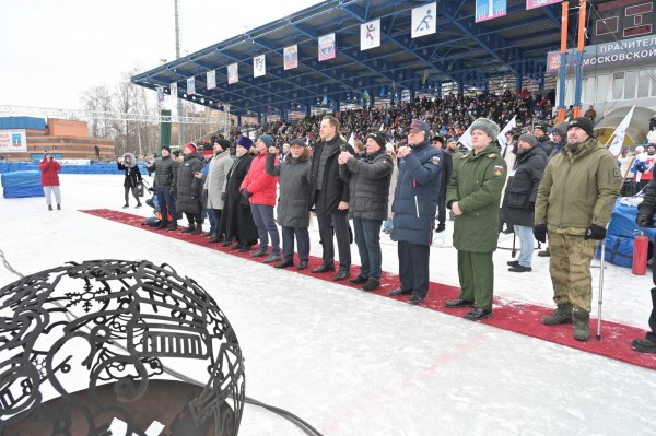 Личный чемпионат России по ледовым мотогонкам в Красногорске