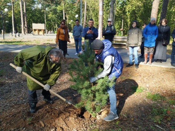 Акция «Наш лес. Посади свое дерево» в Красногорске