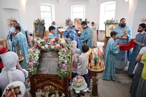 Престольный праздник в Боголюбовском храме г. Красногорска