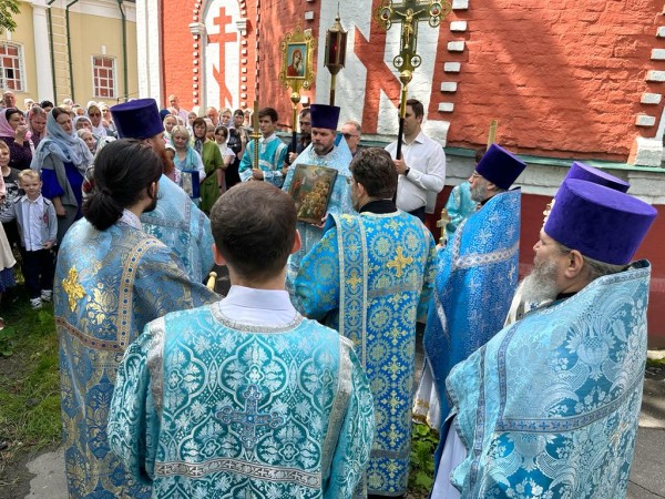 Престольный праздник в Боголюбовском храме г. Красногорска