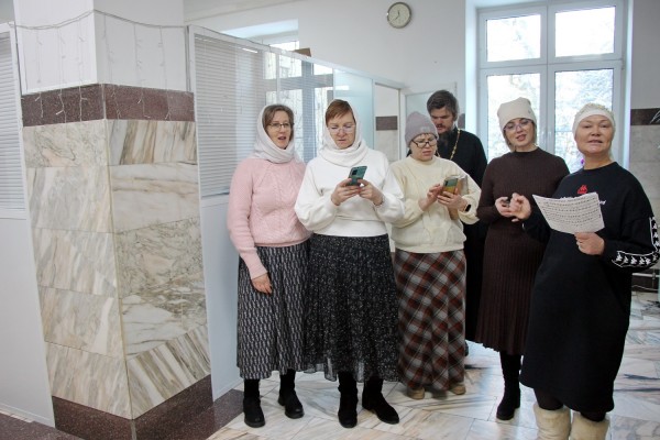 Поздравление с Рождеством Христовым сотрудников и пациентов  Московской онкологической городской больницы №62