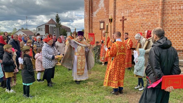 День Победы в храме святителя Иоанна Златоуста д. Козино