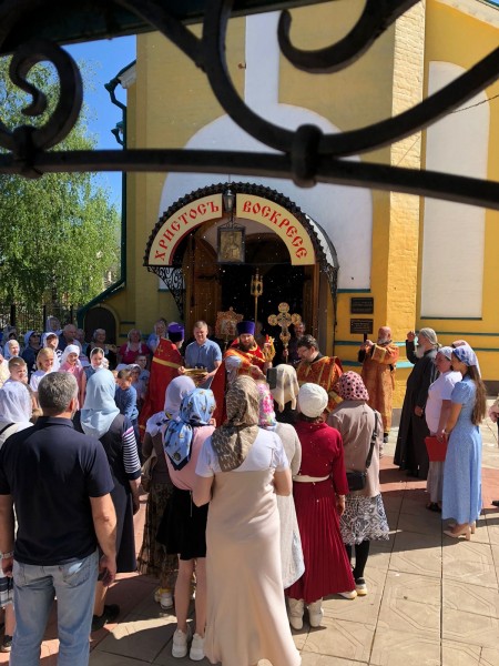 Престольный праздник в Никольском храме с. Ангелово