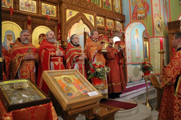 Престольный праздник в храме святителя Луки пос. Новый 