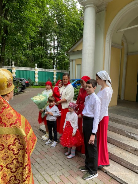 Праздничное архиерейское богослужение в Ильинском