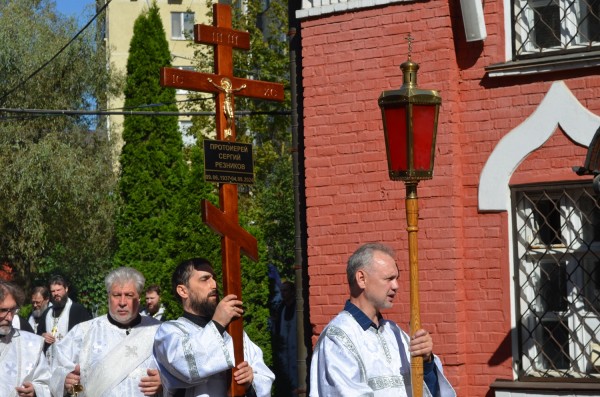 Отпевание протоиерея Сергия Резникова