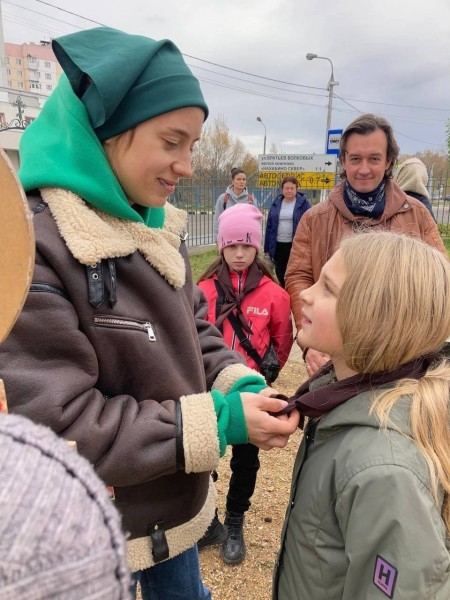 Сбор скаутов в Нахабино