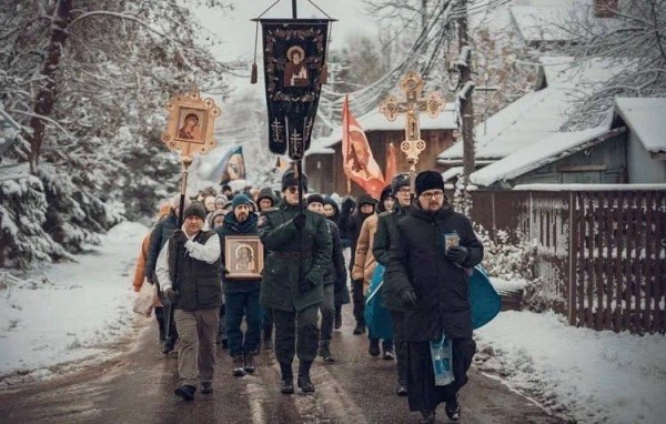 Крестный ход в День народного единства в Красногорске