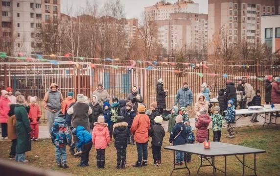 Воскресный семейный праздник в Георгиевском храме пос. Нахабино 