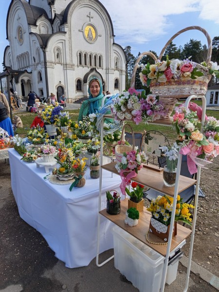 Пасхальная ярмарка в Елисаветинском храме г. Красногорска