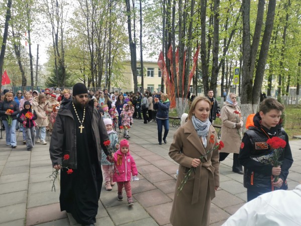День Победы на приходе Никольского храма с. Ангелово 