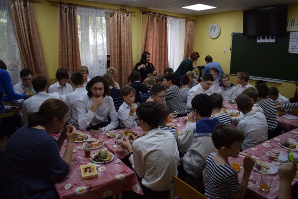 Участие Ушаковского хора в Божественной литургии