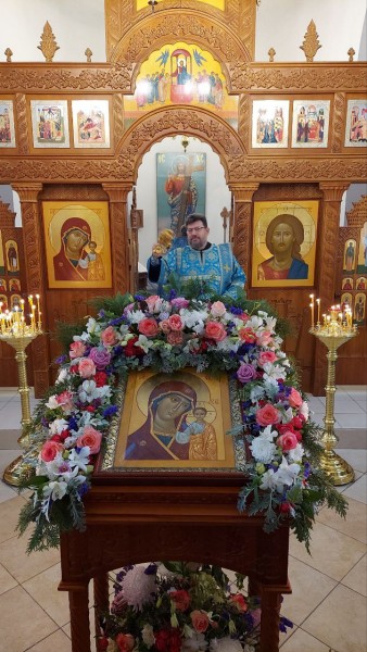 Престольный праздник в Казанском храме г. Красногорска