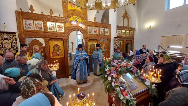 Престольный праздник в Казанском храме г. Красногорска