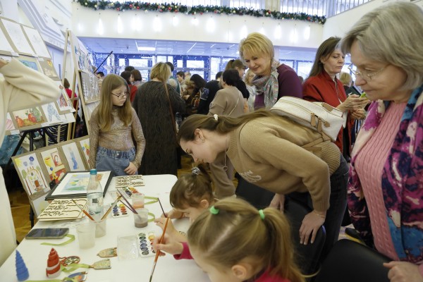Огни Рождественской елки в Красногорске