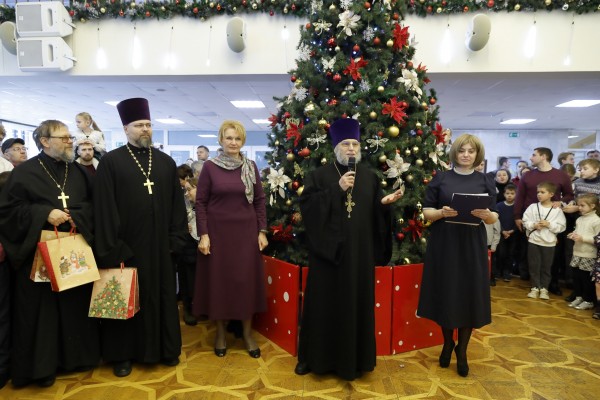 Огни Рождественской елки в Красногорске