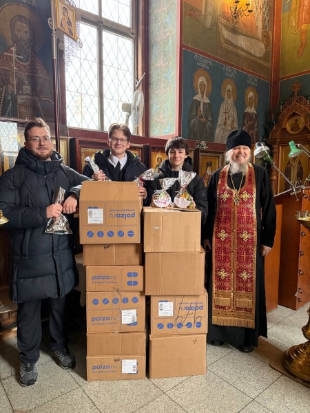 Поздравление с Рождеством Христовым раненых воинов