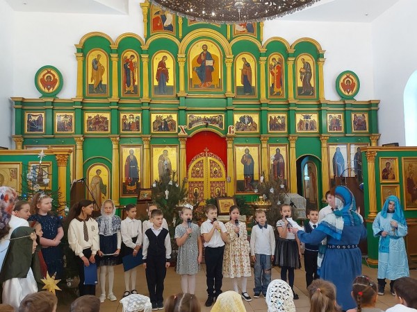 Детский Рождественский праздник в Данииловском храме Нахабино