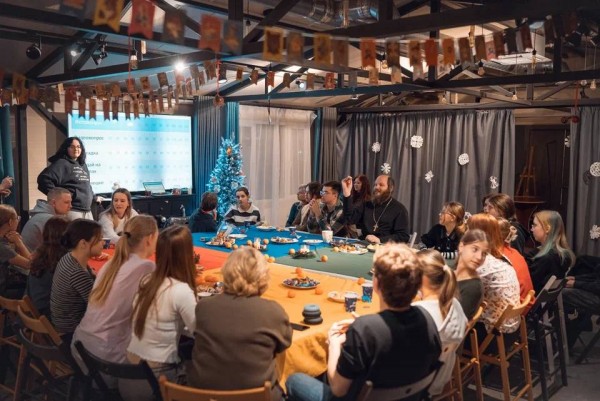 Рождественская молодёжная встреча «Пятёрки» при Георгиевском храме пос. Нахабино