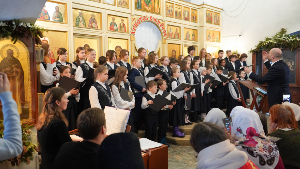 Рождественский праздник в Елисаветинском храме 