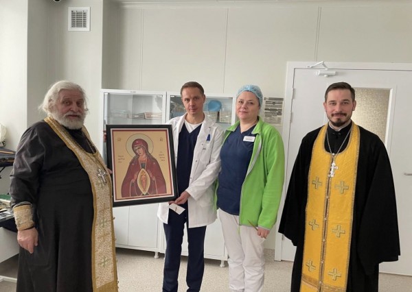 Молебен в Красногорском родильном доме