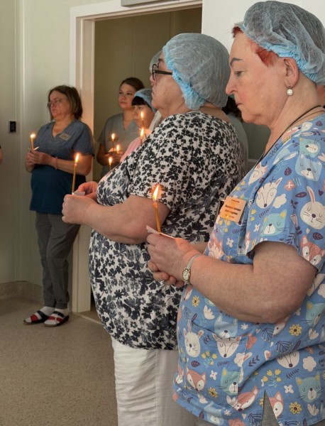 Молебен в Красногорском родильном доме