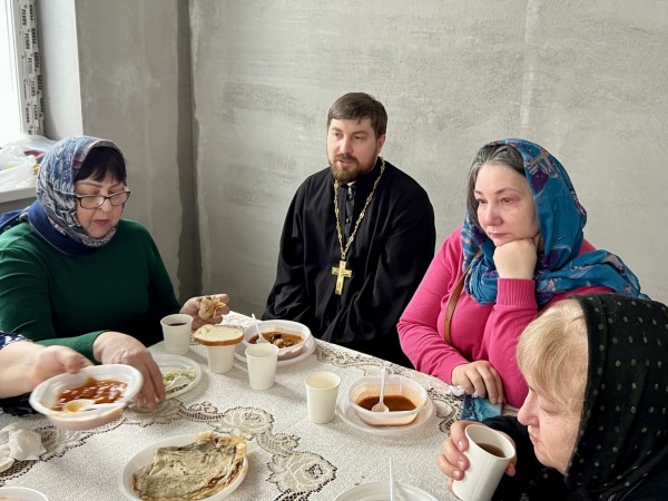 Встреча с семьями участников Специальной военной операции в Георгиевском храме д. Нефедьево