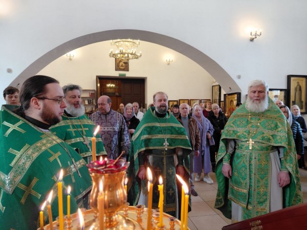 Престольный праздник в Данииловском храме Нахабино