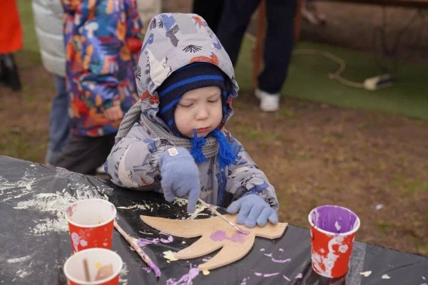 Семейный праздник в Георгиевском храме пос. Нахабино