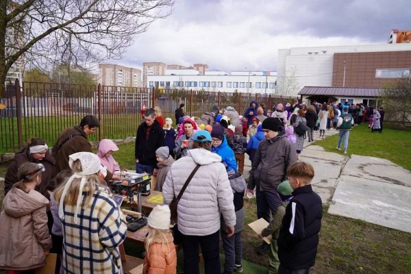 Семейный праздник в Георгиевском храме пос. Нахабино
