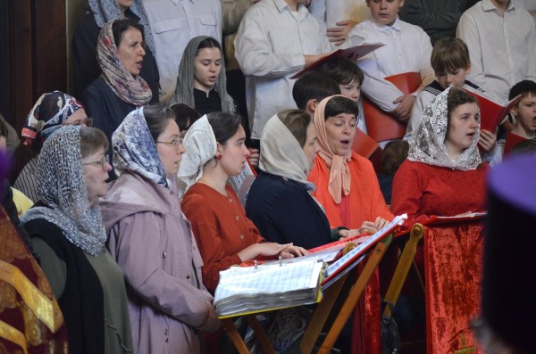 Архиерейское богослужение в Успенском храме Красногорска