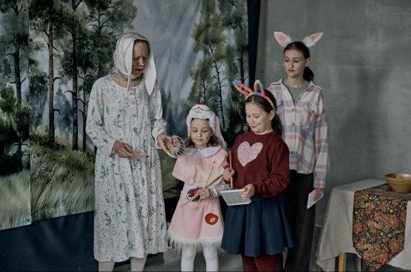 Пасхальный спектакль «Колобок. Дорога в храм» в Нефедьево