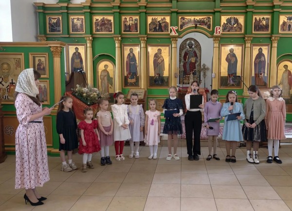 Детский Пасхальный праздник в Данииловском храме Нахабино