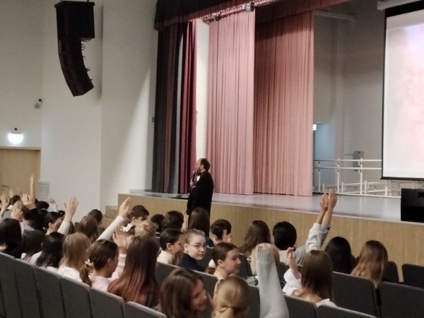 Урок в Ильинской школе ко Дню Победы