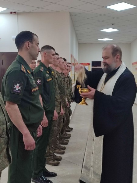 Освящение казармы 