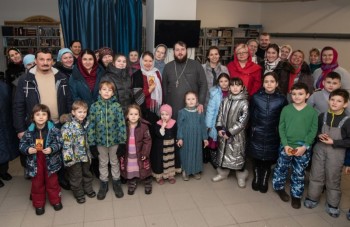 Встреча в Воскресной школе с правнучкой священномученика Петра (Скипетрова)