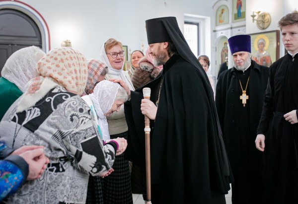 Архиерейское богослужение в Путилково