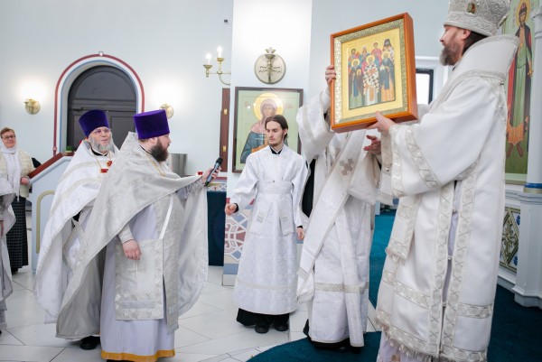 Архиерейское богослужение в Путилково
