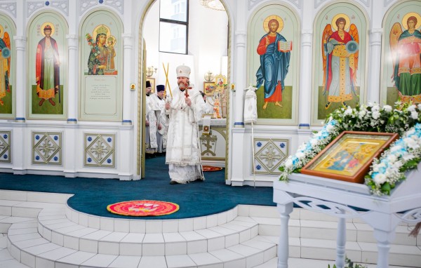 Архиерейское богослужение в Путилково