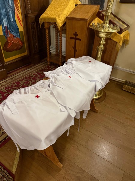 В Знаменском храме д. Марьино состоялось посвящение в сестры милосердия