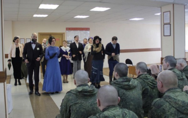 Поздравление с Днём защитника Отечества военнослужащих от прихожан храма Архангела Михаила пгт. Путилково 